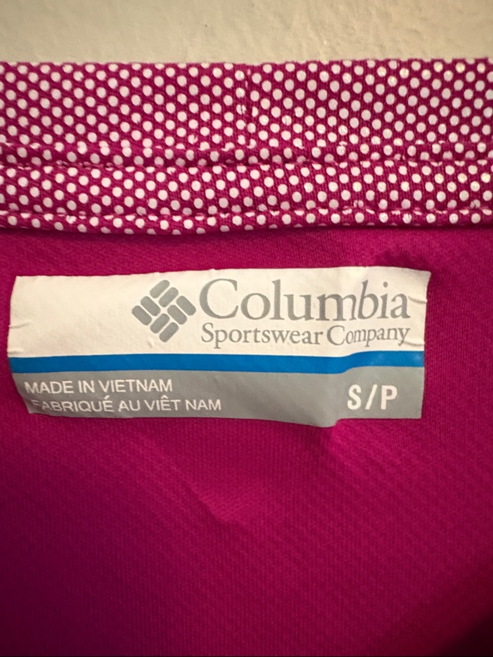 Columbia Long Sleeve Performance Shirt - Raspberry - Picture 2 of 8